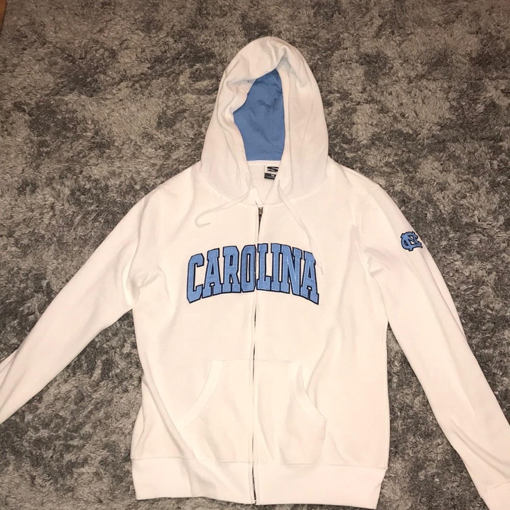 A regular jacket and has North Carolina on it.....